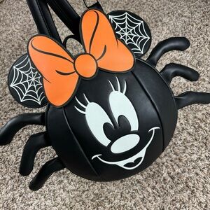 Loungefly Minnie Mouse Spider Halloween backpack